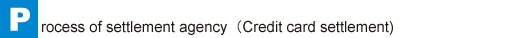 Process of settlement agency(Credit card settlement)